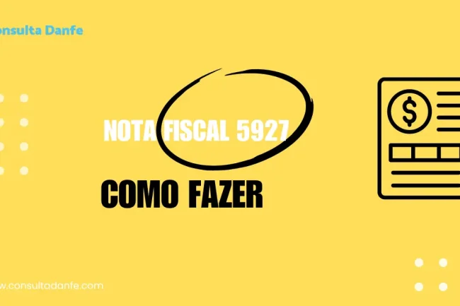 Como emitir nota fiscal 5927 sem complicações